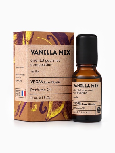 Парфюмерное масло женское VEGAN.Love.Studio Vanilla Mix, 15 мл (по мотивам Vanilla Blend (Zielinski & Rozen)