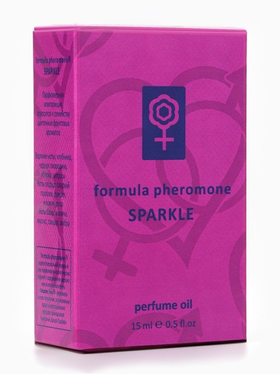Парфюмерное масло женское с феромонами Formula Pheromone Sparkle, 15 мл (по мотивам Moon Sparkle (Escada)