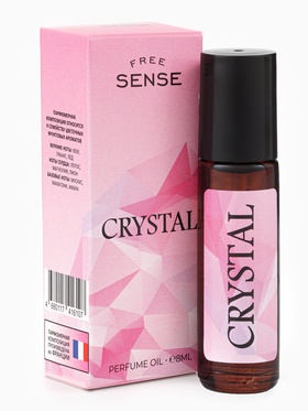 Парфюмерное масло женское Free Sense Crystal, 8 мл (по мотивам Bright Crystal (Versace)