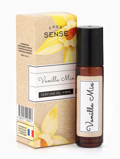 Парфюмерное масло женское Free Sense Vanilla Mix, 8 мл (по мотивам Vanilla Blend (Zielinski & Rozen)