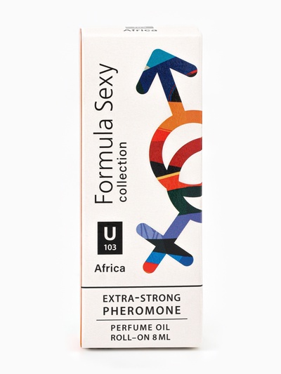 Парфюмерное масло женское с феромонами Formula Sexy Collection Africa U103, 8 мл (по мотивам Bal d’Afrique (Byredo)