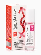 Парфюмерное масло женское с феромонами Formula Sexy Collection Amour W113, 8 мл (по мотивам Amor Amor (Cacharel) - Фото 1