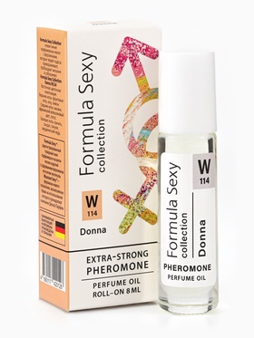 Парфюмерное масло женское с феромонами Formula Sexy Collection Donna W114, 8 мл (по мотивам Donna Trussardi (Trussardi)