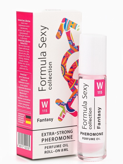 Парфюмерное масло женское с феромонами Formula Sexy Collection Fantasy W115, 8 мл (по мотивам Fantasy (B.Spears)