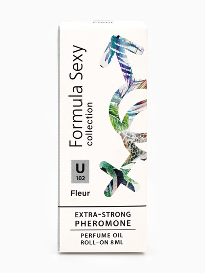 Парфюмерное масло женское с феромонами Formula Sexy Collection Fleur U102, 8 мл (по мотивам Fleur Narcotique (Ex Nihilo)