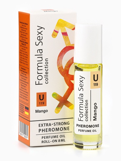 Парфюмерное масло женское с феромонами Formula Sexy Collection Mango U119, 8 мл (по мотивам Mango Skin (Vilhelm Parfumerie)