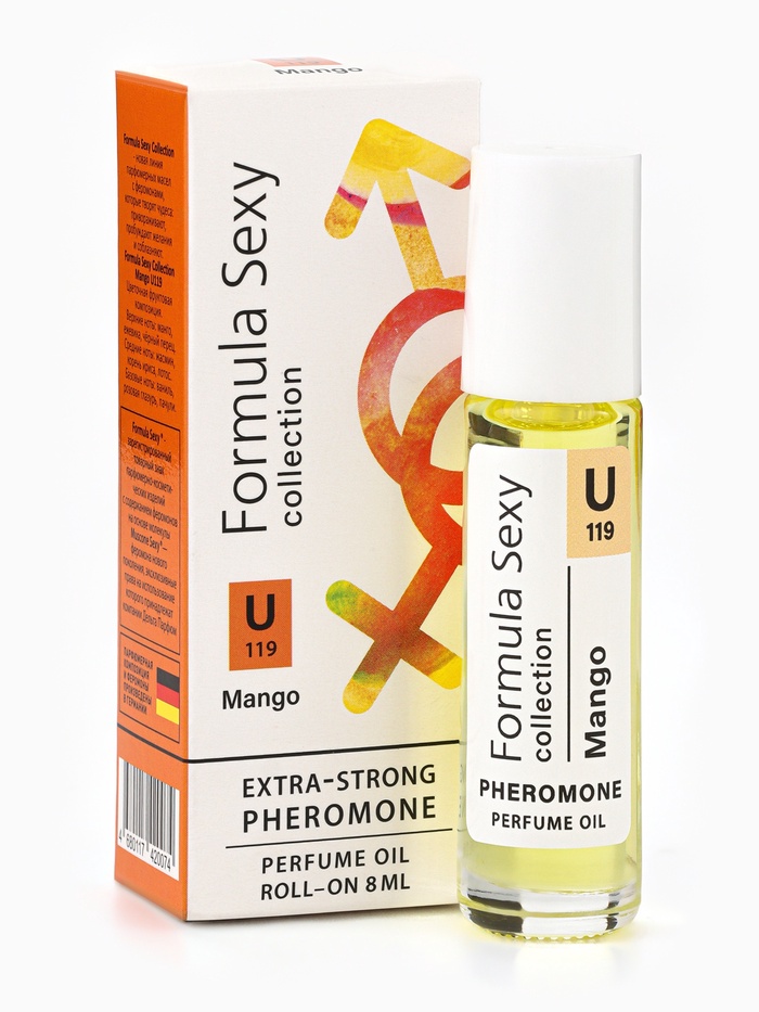 Парфюмерное масло женское с феромонами Formula Sexy Collection Mango U119, 8 мл (по мотивам Mango Skin (Vilhelm Parfumerie) - Фото 1