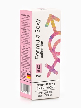 Парфюмерное масло женское с феромонами Formula Sexy Collection Pink U110, 8 мл (по мотивам Pink Molecule 090 09 (Zarkoperfume)