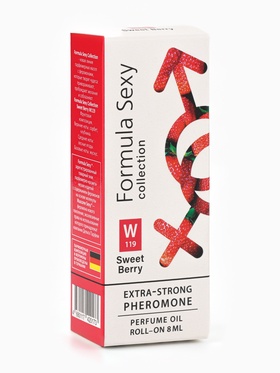 Парфюмерное масло женское с феромонами Formula Sexy Collection Sweet Berry W119, 8 мл