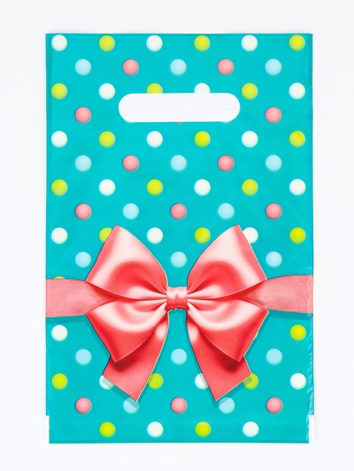 Пакет подарочный «Монпансье», полиэтиленовый с вырубной ручкой, 20×30 см, 30 мкм