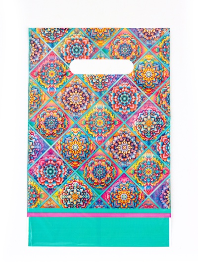 Пакет «Медитация», полиэтиленовый с вырубной ручкой, 20×30 см, 30 мкм