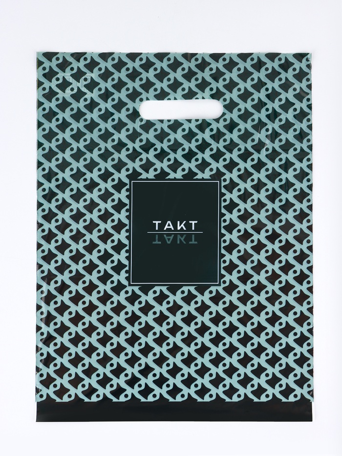 Пакет «Такт» полиэтиленовый с вырубной ручкой, 30×40 см, 30 мкм - Фото 1