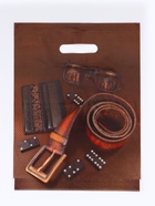 Пакет подарочный «Домино» полиэтиленовый с вырубной ручкой, 30×40 см, 30 мкм (50 шт) - фото 809342337