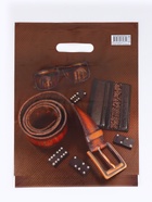 Пакет подарочный «Домино» полиэтиленовый с вырубной ручкой, 30×40 см, 30 мкм - Фото 2