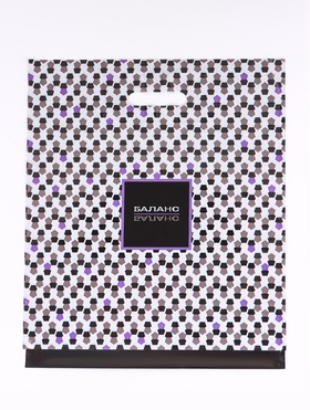 Пакет «Баланс», полиэтиленовый с вырубной ручкой, 40×47 см, 45 мкм (50 шт)