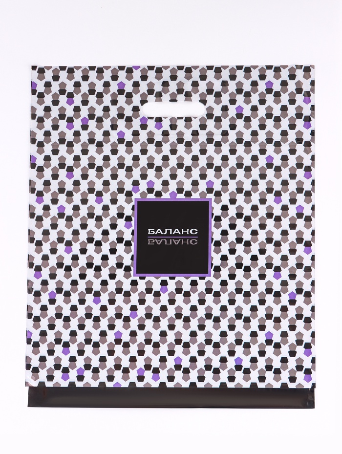 Пакет «Баланс», полиэтиленовый с вырубной ручкой, 40×47 см, 45 мкм - Фото 1