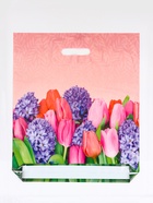 Пакет подарочный «Лирика», полиэтиленовый с вырубной ручкой, 40×47 см, 45 мкм - фото 119618687