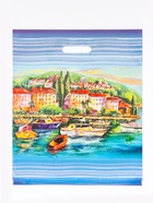 Пакет «Греция», полиэтиленовый с вырубной ручкой, 40×47 см, 45 мкм (50 шт) - фото 809342353