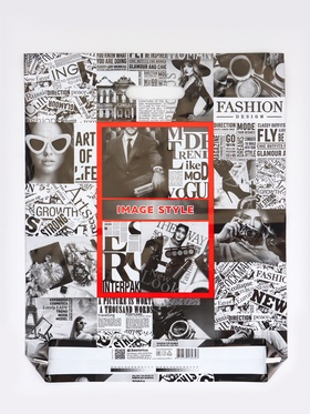 Пакет «Имидж», полиэтиленовый с вырубной ручкой, 40?50 см, 80 мкм (комплект 50 шт)