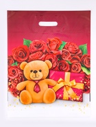 Пакет подарочный «Поклонник», полиэтиленовый с вырубной ручкой, 40×50 см, 80 мкм (50 шт) - фото 809342357