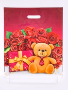 Пакет подарочный «Поклонник», полиэтиленовый с вырубной ручкой, 40×50 см, 80 мкм  (артикул 10956045)  большой выбор товаров оптом и в розницу по низким ценам с доставкой