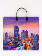 Пакет «Пульс города», полиэтиленовый с пластиковой ручкой, 37×34 см, 80 мкм (10 шт) - фото 809342391