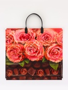 Пакет подарочный «Сладкий аромат», полиэтиленовый с пластиковой ручкой, 37×34 см, 80 мкм (10 шт) - фото 809342393