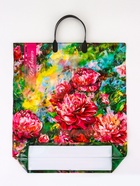 Пакет подарочный «Живопись», полиэтиленовый с пластиковой ручкой, 40×44, 100 мкм - фото 119618700