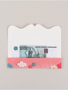 Конверт для денег фигурный «С днём рождения», розовый, 17.5×8 см - Фото 2