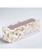 Коробка складная с окном «Самой прекрасной», 5.5?18?5.5 см (комплект 5 шт) - фото 60873225