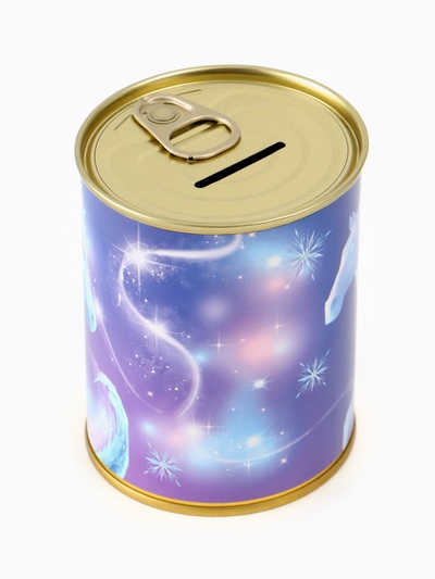 Копилка металлическая, 9.5 см×7.5 см×7.5 см, Холодное сердце