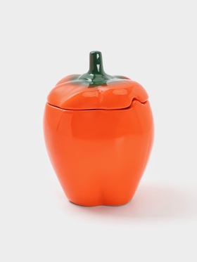Горшок для запекания Борисовская керамика «Перец» 0.65 л, оранжевый 10916316