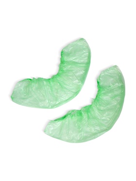 Бахилы зелёные ПНД 400×120 14 мкр 1.5 г 25 пар/уп 10954729