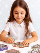 Книга - румбокс «Новогоднее настроение в наклейках», 8 комнат, 600 стикеров - фото 68171405