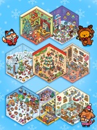 Книга - румбокс «Новогоднее настроение в наклейках», 8 комнат, 600 стикеров - фото 68171406