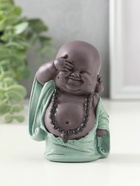 Сувенир полистоун "Счастливый хотей" зелёно-коричневый 5х7,5х10 см - фото 61086880