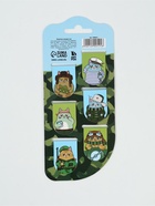 Закладки магнитные для книг, 6 шт "С 23 февраля" (комплект 2 шт) - фото 61613375