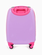 УЦЕНКА Чемодан дет Девочка 18", 30×21×43 см, отд на молнии, 4 колеса, сиреневый 10958702