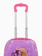 УЦЕНКА Чемодан дет Девочка 18", 30×21×43 см, отд на молнии, 4 колеса, сиреневый 10958702