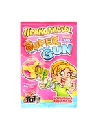 Взрывная карамель «Приколисты. Super Gun с вертушкой», с игрушкой и татуировкой, 1 г (комплект 5 шт) - фото 61613392
