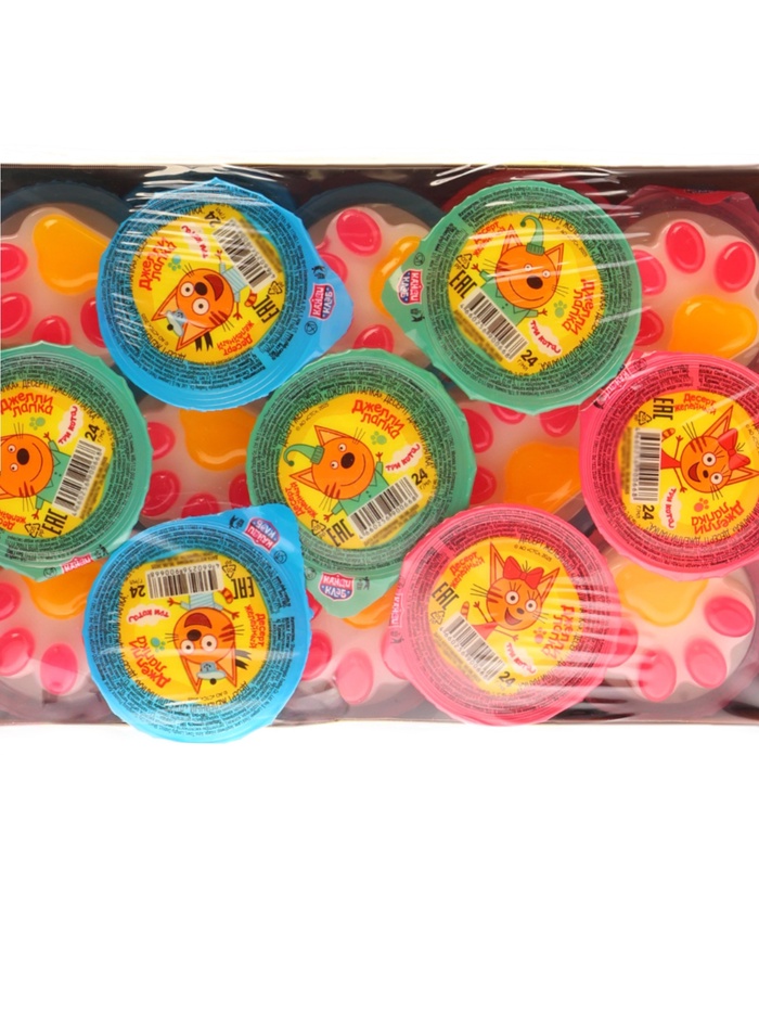 Десерт желейный «Джелли Лапка: Три Кота», 24 г - Фото 1