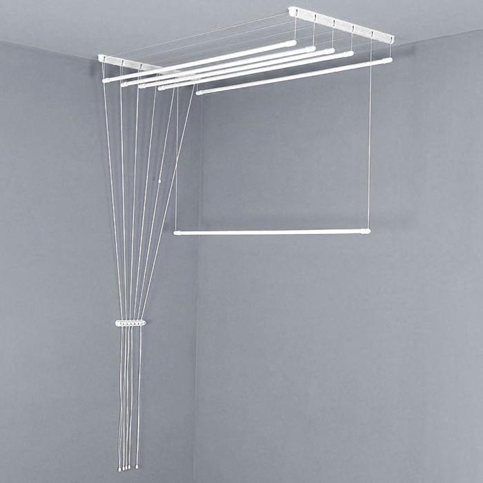 УЦЕНКА Сушилка для белья потолочная Лиана Люкс 5 линий 2,0 м - Фото 1