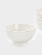 Салатники Доляна White Label, набор 4 шт., 400 мл, фарфор, белые 10881402