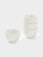 Соусники Доляна White Label, набор 4 шт., 120 мл, фарфор, белые - фото 60873292