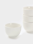 Соусники Доляна White Label, набор 4 шт., 120 мл, фарфор, белые - фото 60873293