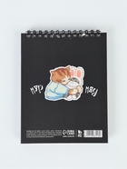 Скетчбук в твердой обложке А6, 80 л. 100 г/м "Котики" - фото 119424070