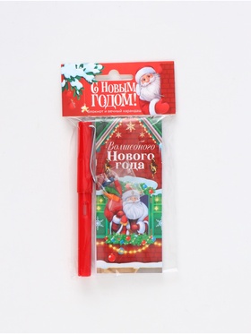 Подарочный набор новогодний, блокнот, вечный карандаш (сменные грифели) «Дедушка»