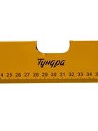 УЦЕНКА Уровень алюминиевый ТУНДРА, 2 глазка, линейка, 600 мм - Фото 3