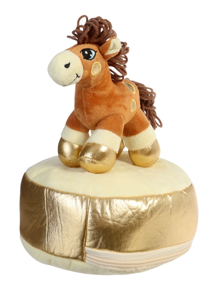 Мягкая игрушка - конфетница «Веселая лошадка», 21 см - Фото 1