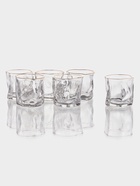 Набор стаканов IceBar.Gold, 250 мл, 6 шт., золотая отводка, стекло, прозрачный - фото 60873356